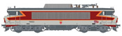French Electric Locomotive series BB 15022 of the SNCF (Sound)